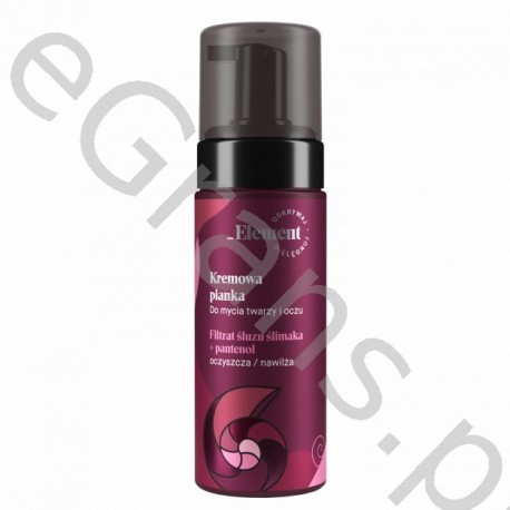 VP ELEMENT SNAIL MUCUS FILTRATE+PANTHENOL Creamy foam cleanser for face and eyes, 170ml