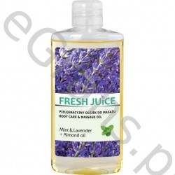 FRESH JUICE Caring massage oil, Mint&Lavender+Almond oil, 150ml