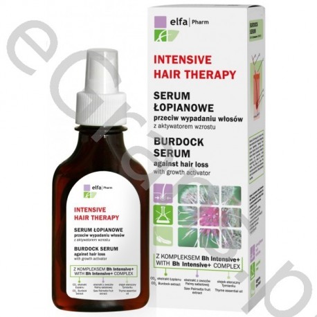INTENSIVE HAIR THERAPY Burdock hair serum against hair loss with growth activator, 100ml