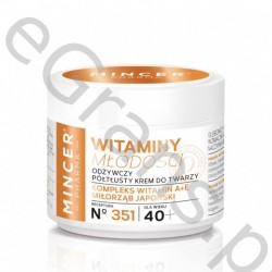 MINCER PHARMA Nourishing face cream 40+, vitamins of youth N351, 50ml