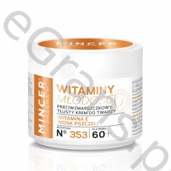MINCER PHARMA Anti-wrinkle face cream 60+, vitamins of youth N353, 50ml