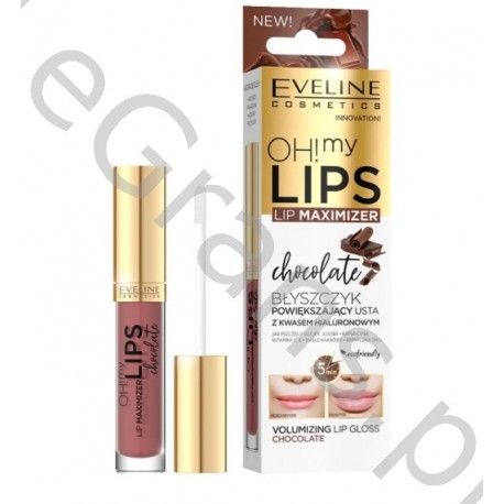 EVELINE Lip Gloss with chilli, chocolate scent, 4.5ml