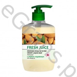 FRESH JUICE Creamy liquid soap, almond with almond oil, 460ml