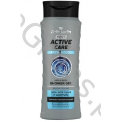 BELLE JARDIN  Skoncentrowany żel pod prysznic i szampon  odświeżenie z efektem chłodzenia FRESH&COOL FOR MEN 2 w 1, 420ml