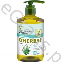 O’HERBAL Moisturising shower gel with aloe vera extract, 750ml