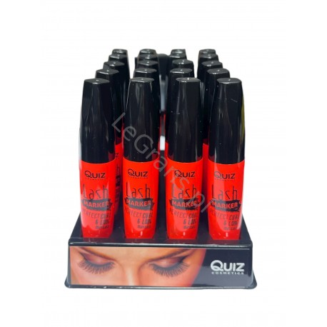 QUIZ COSMETICS Mascara lash marker, perfect curly and long,  ORANGE (pack of 20pcs)