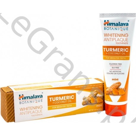 Himalaya Botanique Whitening Toothpaste Turmeric + Coconut Oil 113 g