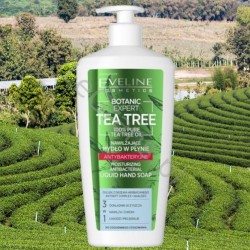 EVELINE COSMETICS - BOTANIK EXPERT TEA TREE Увлажняющее антибактериальное жидкое мыло, 350 мл