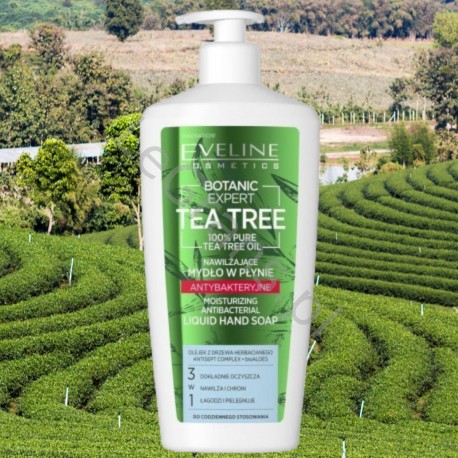 EVELINE COSMETICS - BOTANIK EXPERT TEA TREE Moisturising antibacterial liquid soap, 350 ml