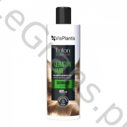 VIS PLANTIS - LOTON Шампунь для поврежденных и ломких волос с кератином, 400 мл