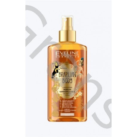 Eveline Luxurious self-tanning mist for face and body 5in1, 150ml