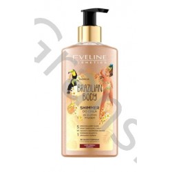 EVELINE COSMETICS - BRAZILIAN BODY Body shimmer with gold dust, 150ml