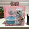 KISS LOVELY Gift set (hair band, facial brush and make-up sponge), colour mix