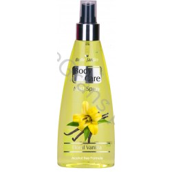 Perfumed Body Care Floral Vanilla (vanilla yellow) Body Spray, Belle Jardin