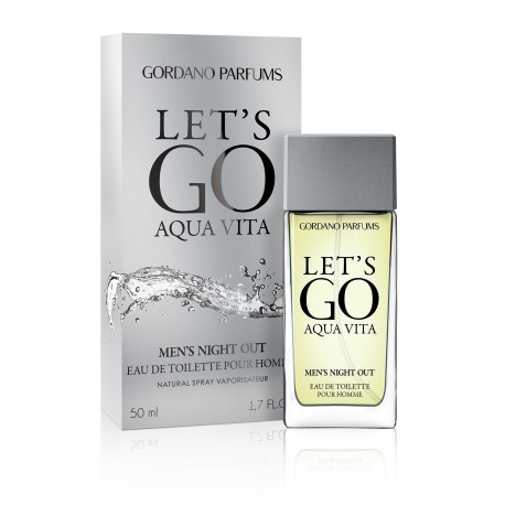 nr 01 Woda Toaletowa Let"S Go For Men "Gordano Parfums"  Revers Cosmetics 50 ml