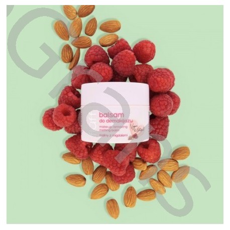 FLUFF Make-up remover balm Raspberries and Almonds, 50ml