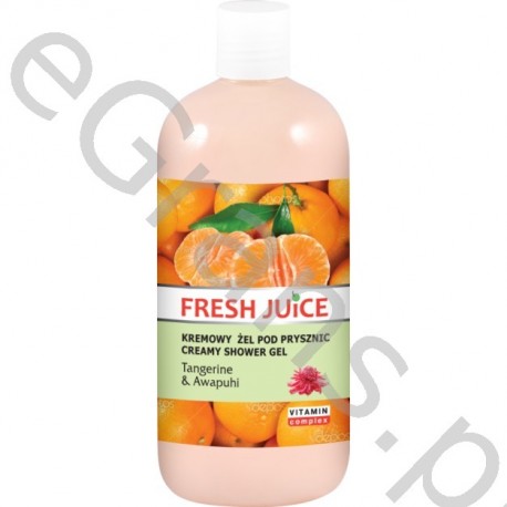 FJ Creamy shower gel, Tangerine&Awapuhi, 500g